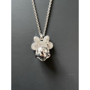 Swarovski Disney Minnie Mouse Crystal Pendant Necklace Limited Edition GUC